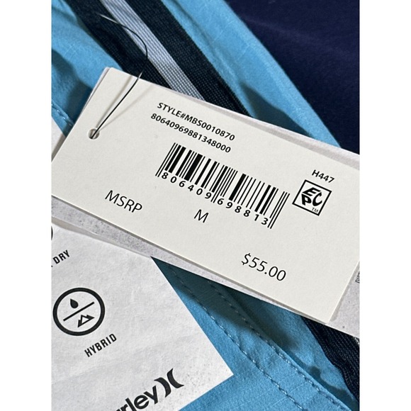 Hurley Men's Phantom Cannonball Volley Boardshort 17" in Blue Glaze, Size M, NWT - Picture 3 of 5